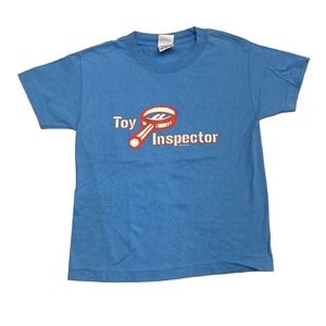 Kids Toy Inspector Tee Thrifted Vintage Style Size XS